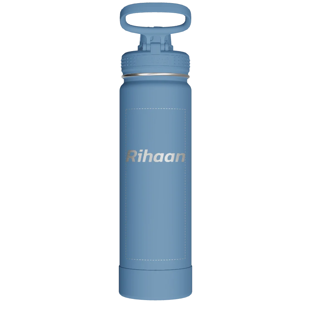 Takeya Actives Water Bottle With Spout Lid - 22oz Bluestone - Model 50292-TAKEYA-ACTIVES-WATER-BOTTLE-WITH-SPOUT-LID-CUSTOMIZED-206-22OZ-BLUESTONE