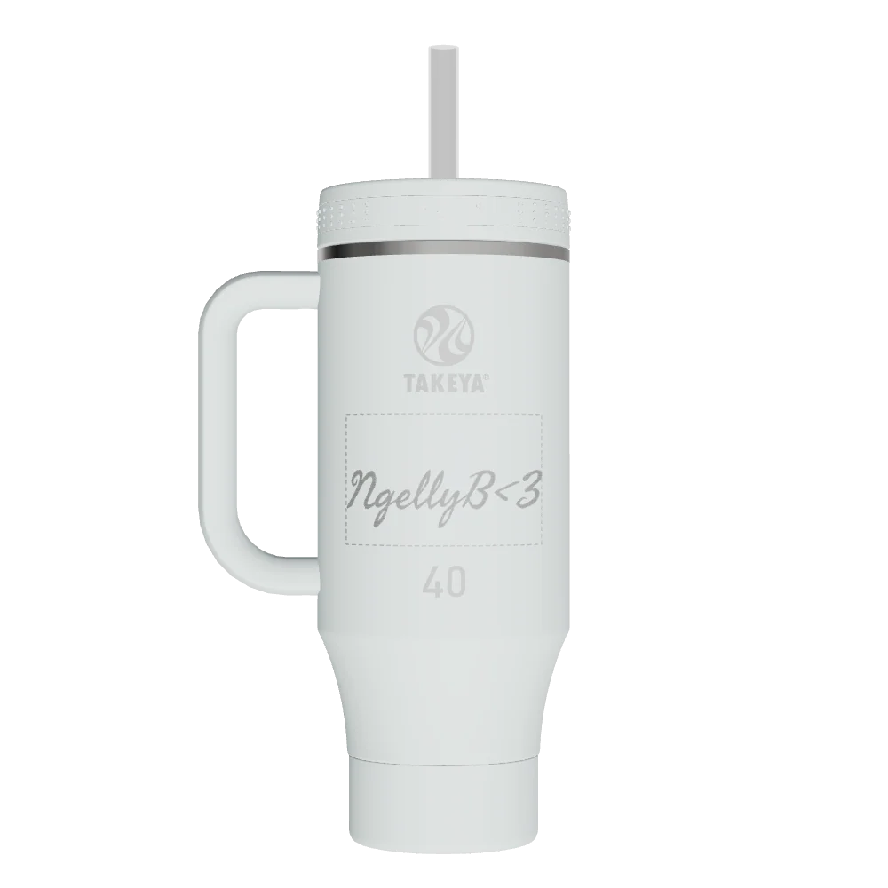 Takeya Straw Tumbler With Handle - 40oz Mist