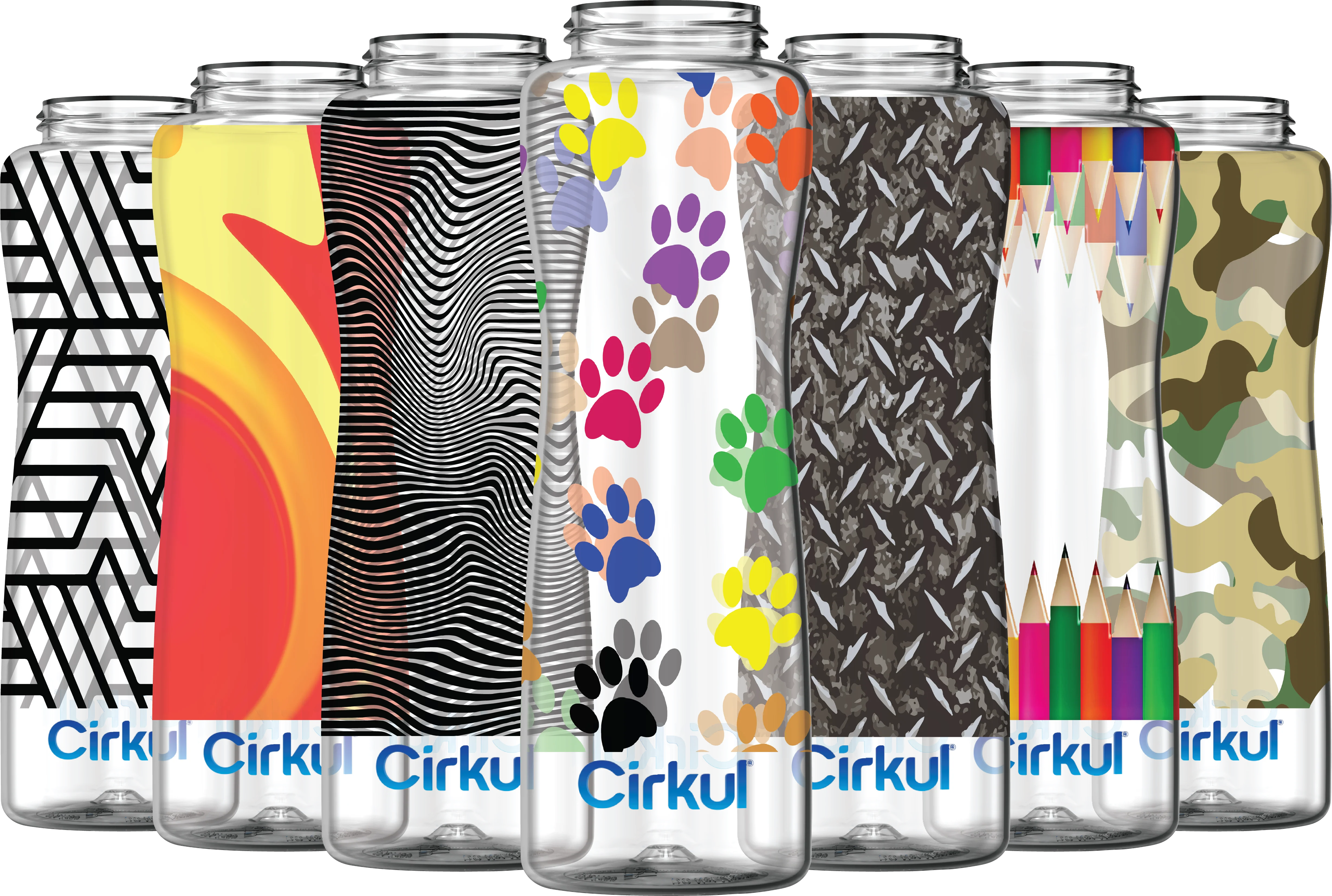 Cirkul Custom 42oz. Plastic Bottle & Comfort Grip Lid