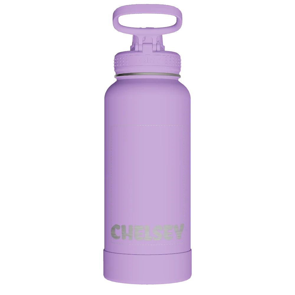 Takeya Actives Water Bottle With Spout Lid - 32oz Lilac