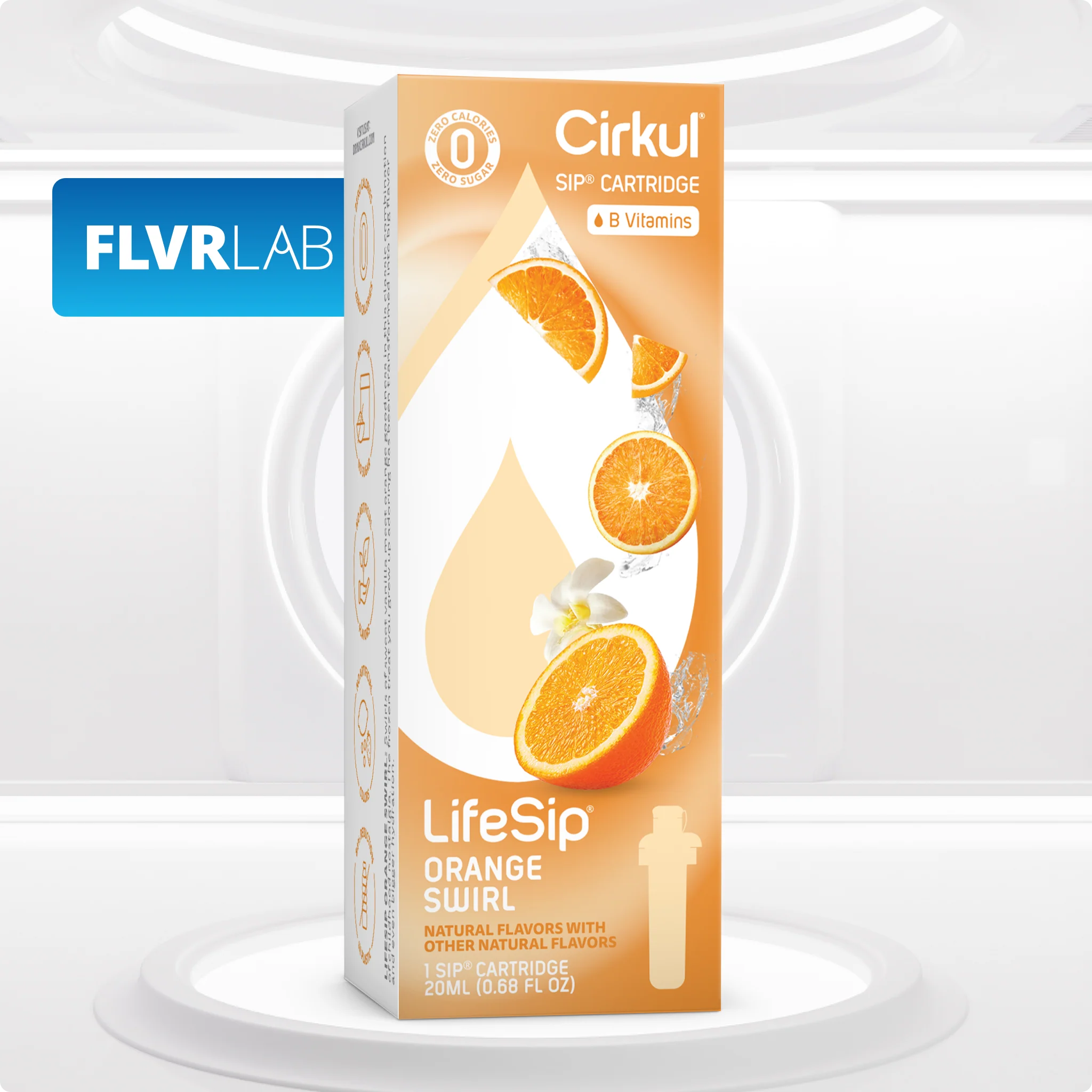 Cirkul LifeSip Orange Swirl