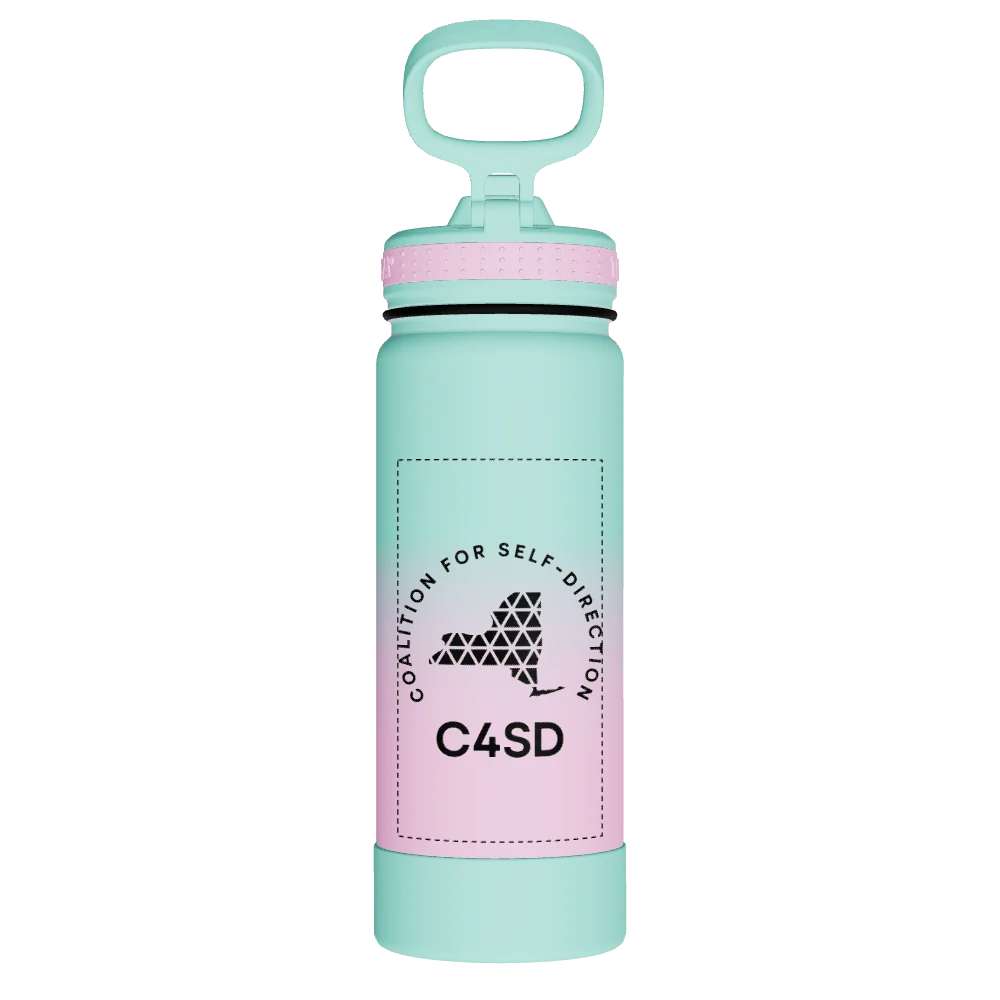 Takeya Actives Water Bottle With Straw Lid - 18oz Ombre Dream - Model 51392-TAKEYA-ACTIVES-WATER-BOTTLE-WITH-STRAW-LID-CUSTOMIZED-43-18OZ-OMBRE-DREAM