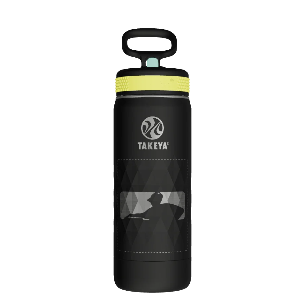 Takeya Kids Sport Water Bottle With Straw Lid - 18oz Night Glow - Model 51893-TAKEYA-KIDS-SPORT-WATER-BOTTLE-WITH-STRAW-LID-CUSTOMIZED-37-18OZ-NIGHT-GLOW