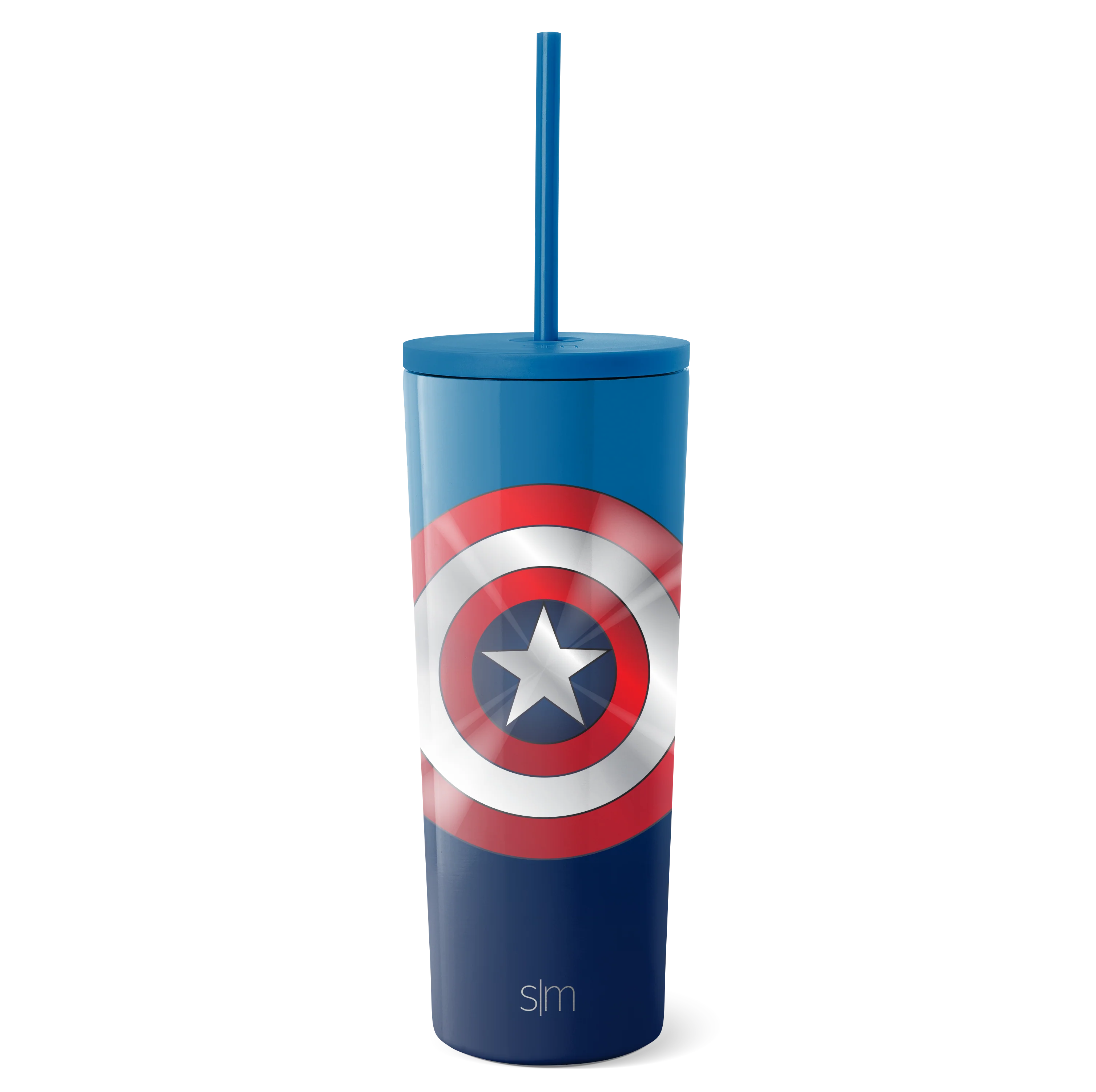 Simple Modern Marvel Classic Tumbler - 24oz Captain America Shield