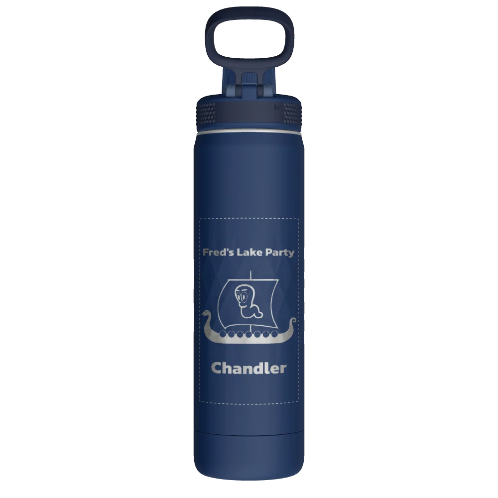 Takeya Sport Water Bottle - 22oz Indigo Spout - Model 51316-TAKEYA-SPORT-WATER-BOTTLE-CUSTOMIZED-229-22OZ-INDIGO-SPOUT