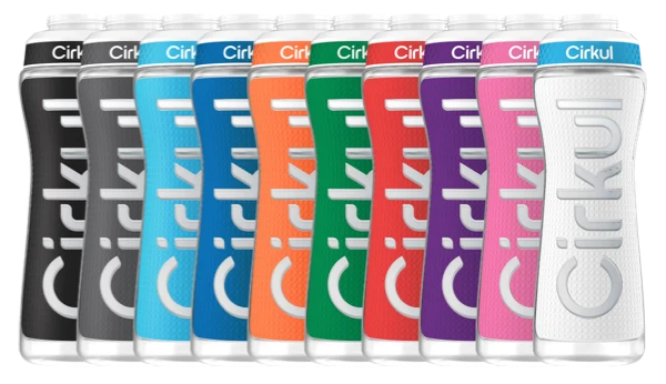 Cirkul Add-on: 22oz. Grip Squeeze Plastic Bottle & Sport Lid