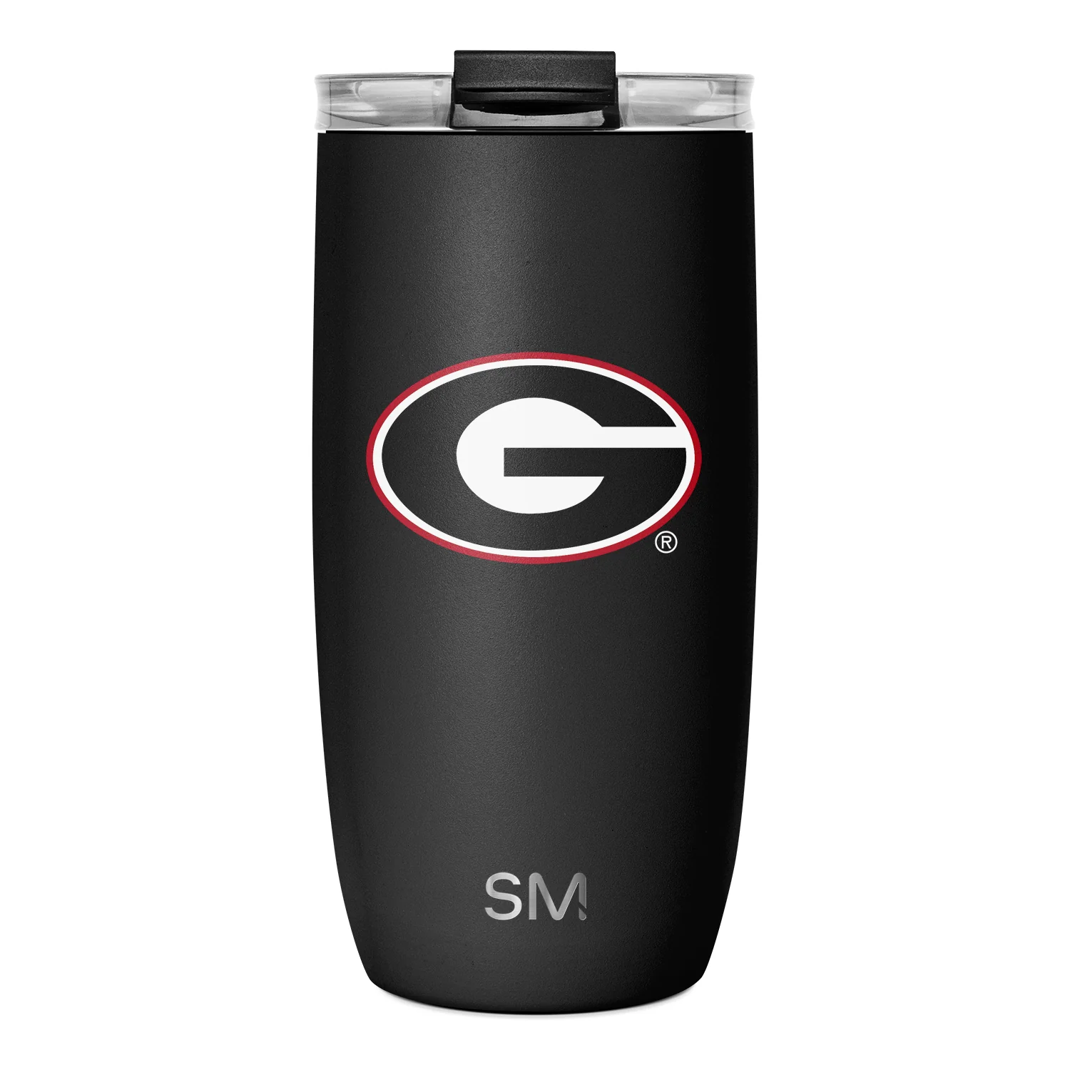 Simple Modern Collegiate Voyager Tumbler with Clear Flip Lid & Straw - 16oz Georgia
