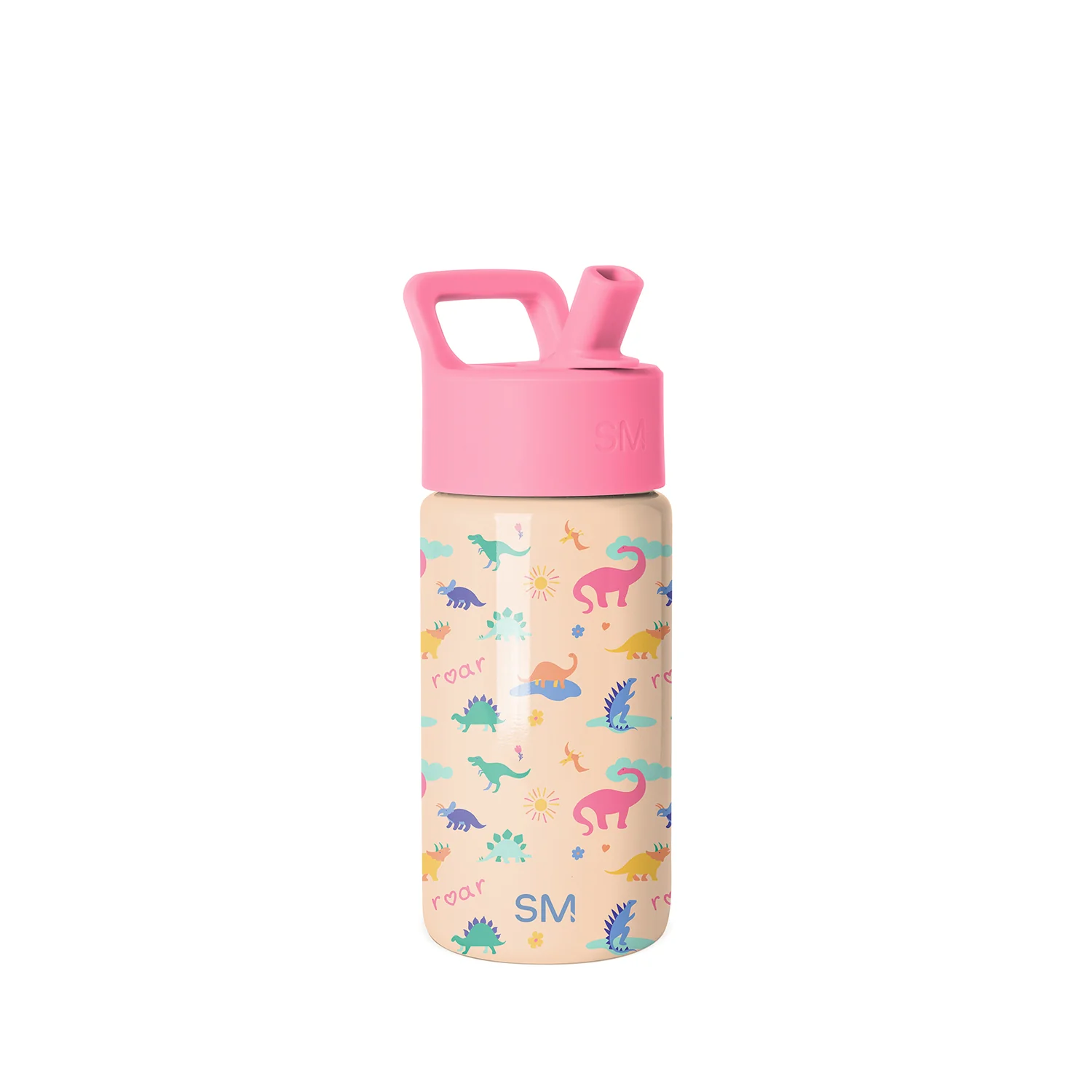 Simple Modern Summit Kids Water Bottle with Straw Lid - 14oz Dinosaura