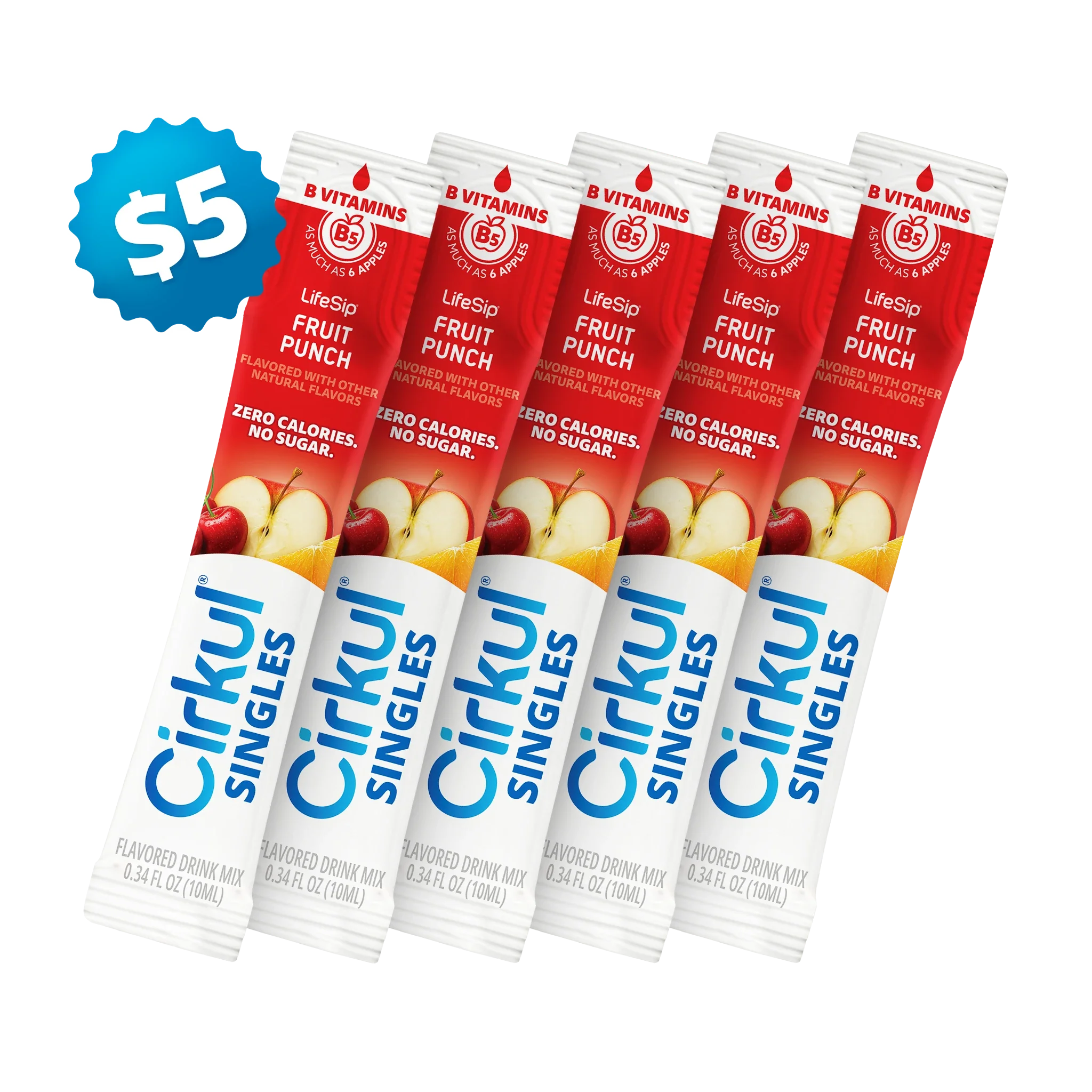 Cirkul 5 For $5 - LifeSip® Fruit Punch
