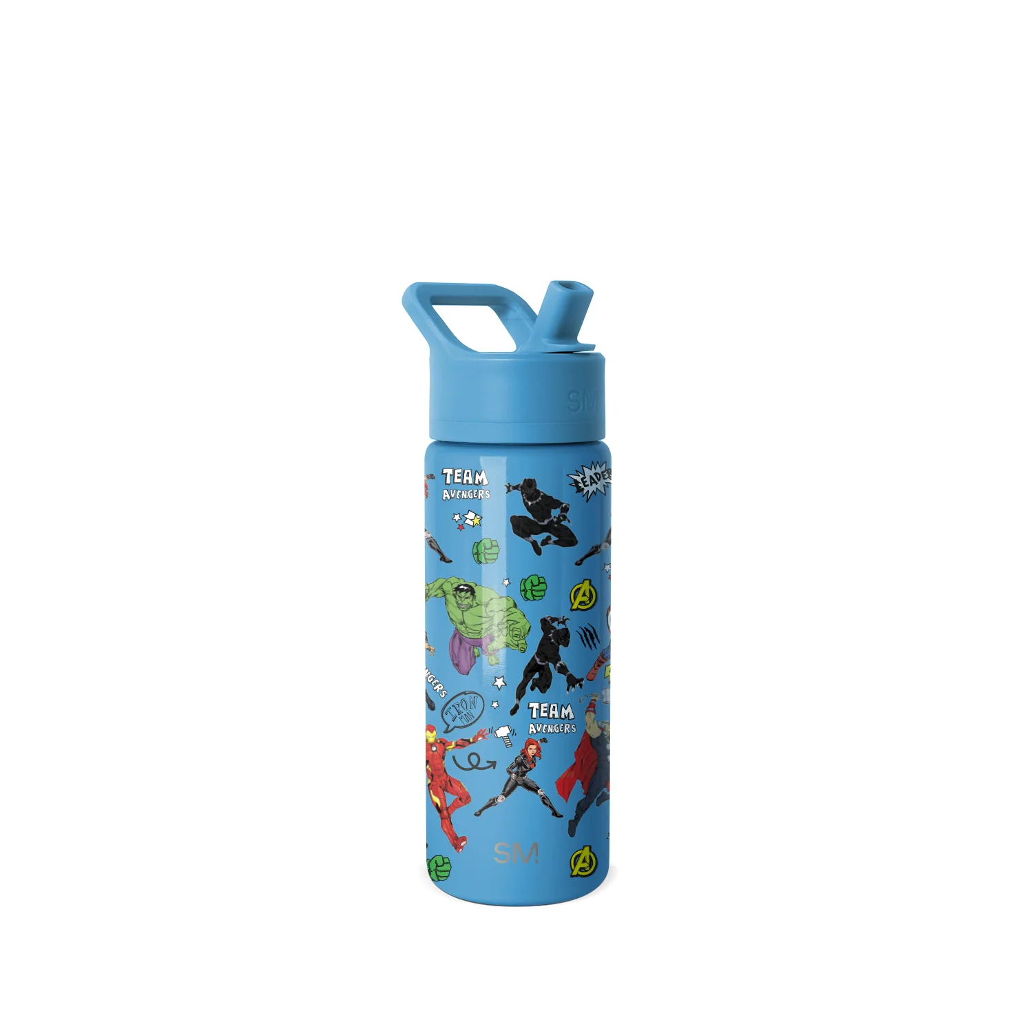 Simple Modern Summit Kids Water Bottle with Straw Lid - 18oz Avengers Heroes