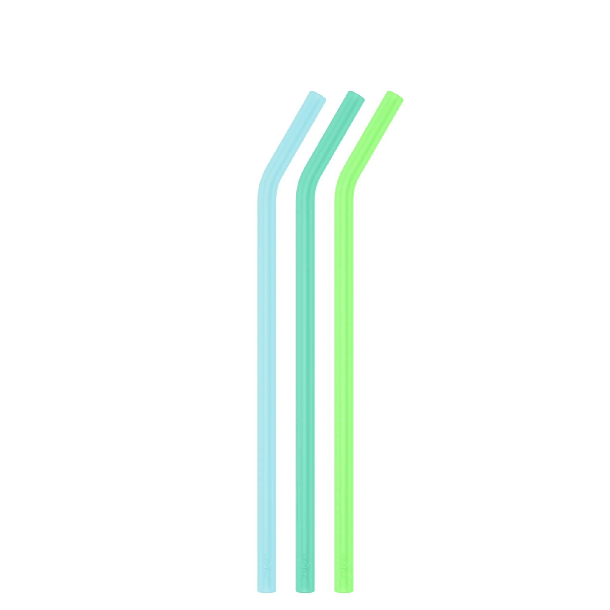 bkr NORTHERN LIGHTS BIG BOTTLE STRAWS 1L (32OZ) SET OF THREE