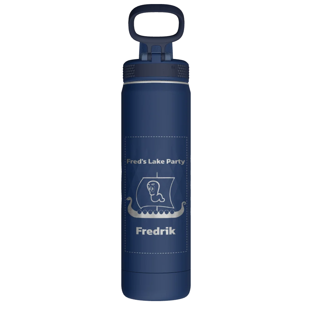 Takeya Sport Water Bottle - 22oz Indigo Spout - Model 51316-TAKEYA-SPORT-WATER-BOTTLE-CUSTOMIZED-228-22OZ-INDIGO-SPOUT