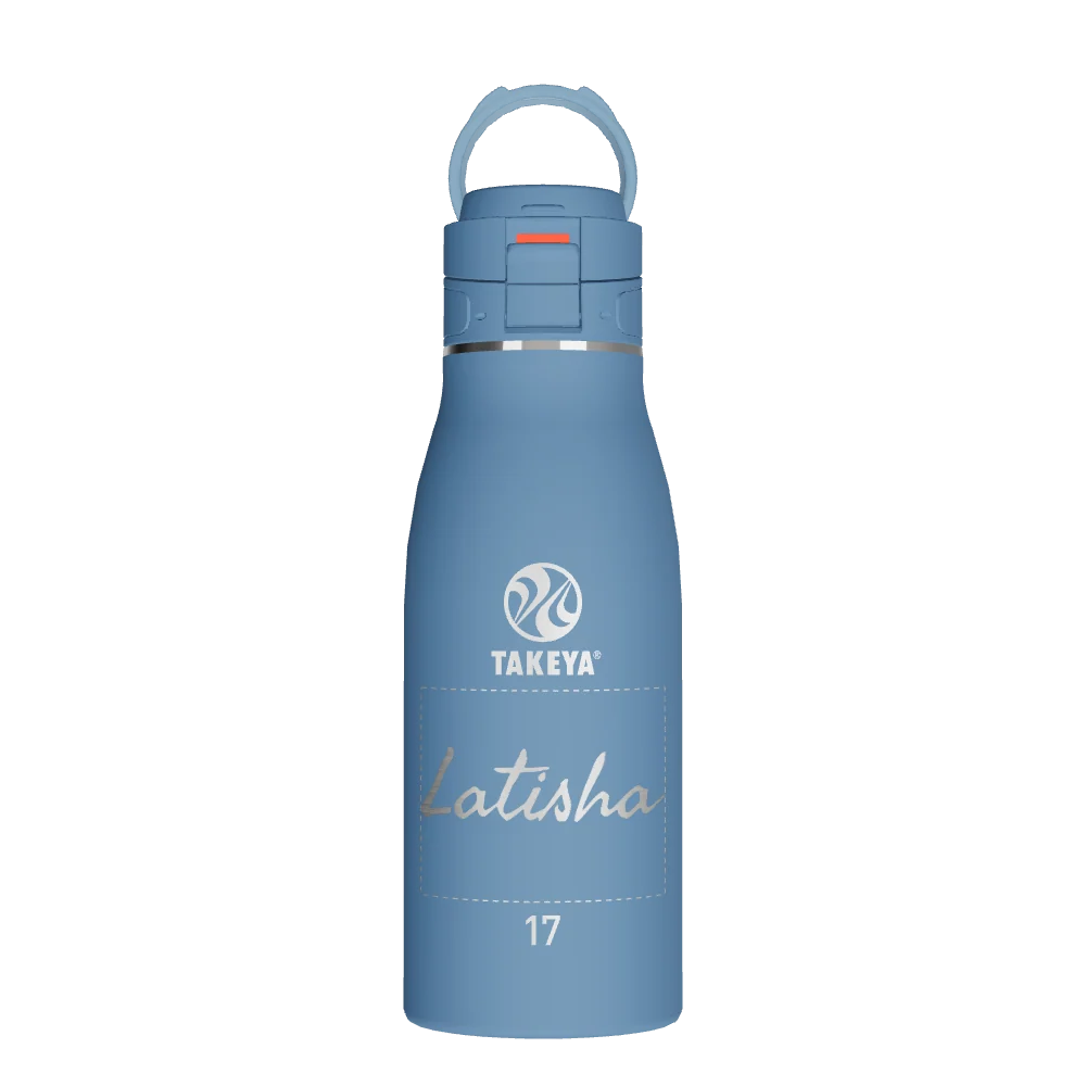 Takeya Traveler Leakproof Coffee Mug - 17oz Bluestone - Model 51286-TAKEYA-TRAVELER-LEAKPROOF-COFFEE-MUG-CUSTOMIZED-60-17OZ-BLUESTONE