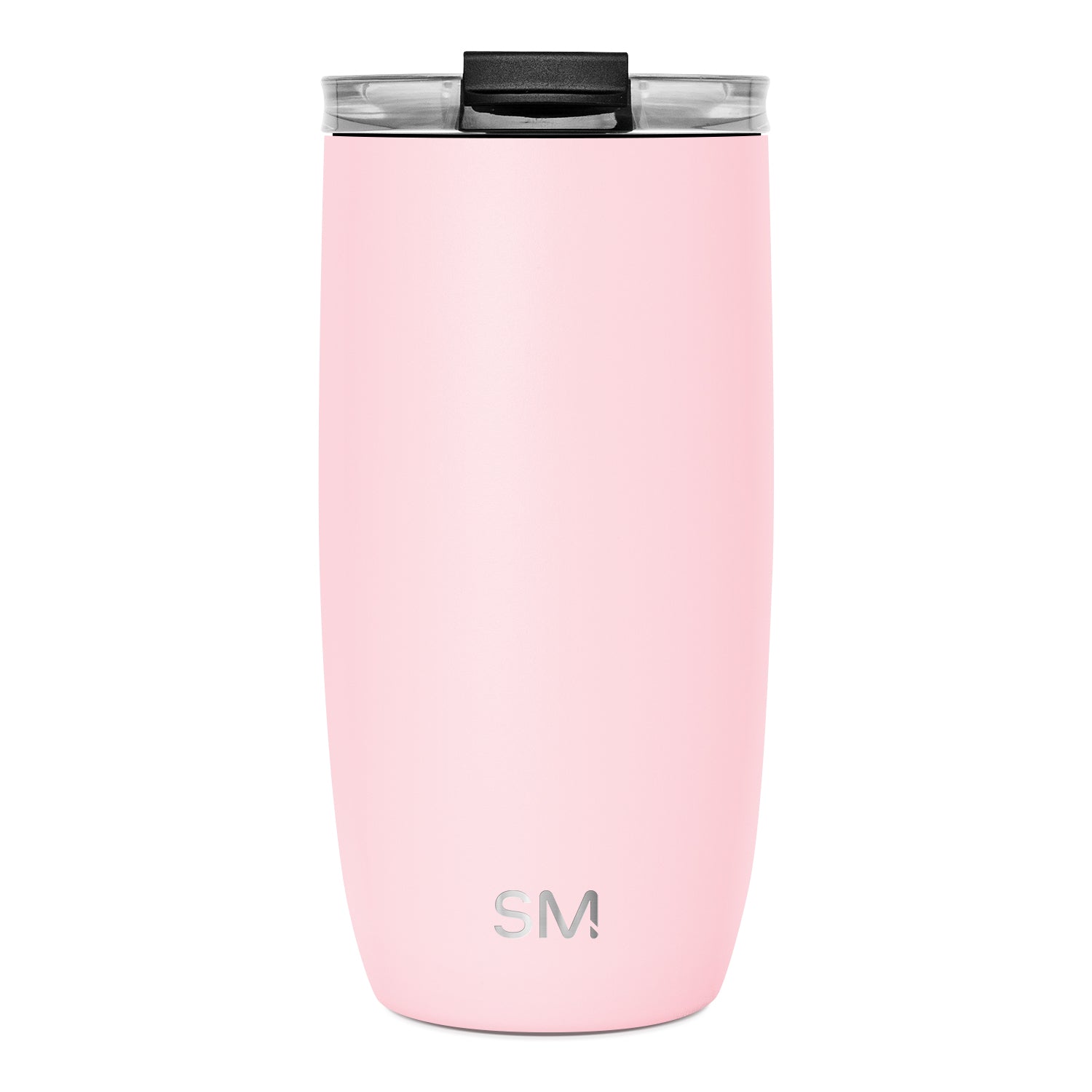 Simple Modern Voyager Tumbler with Clear Flip Lid & Straw - 16oz Blush