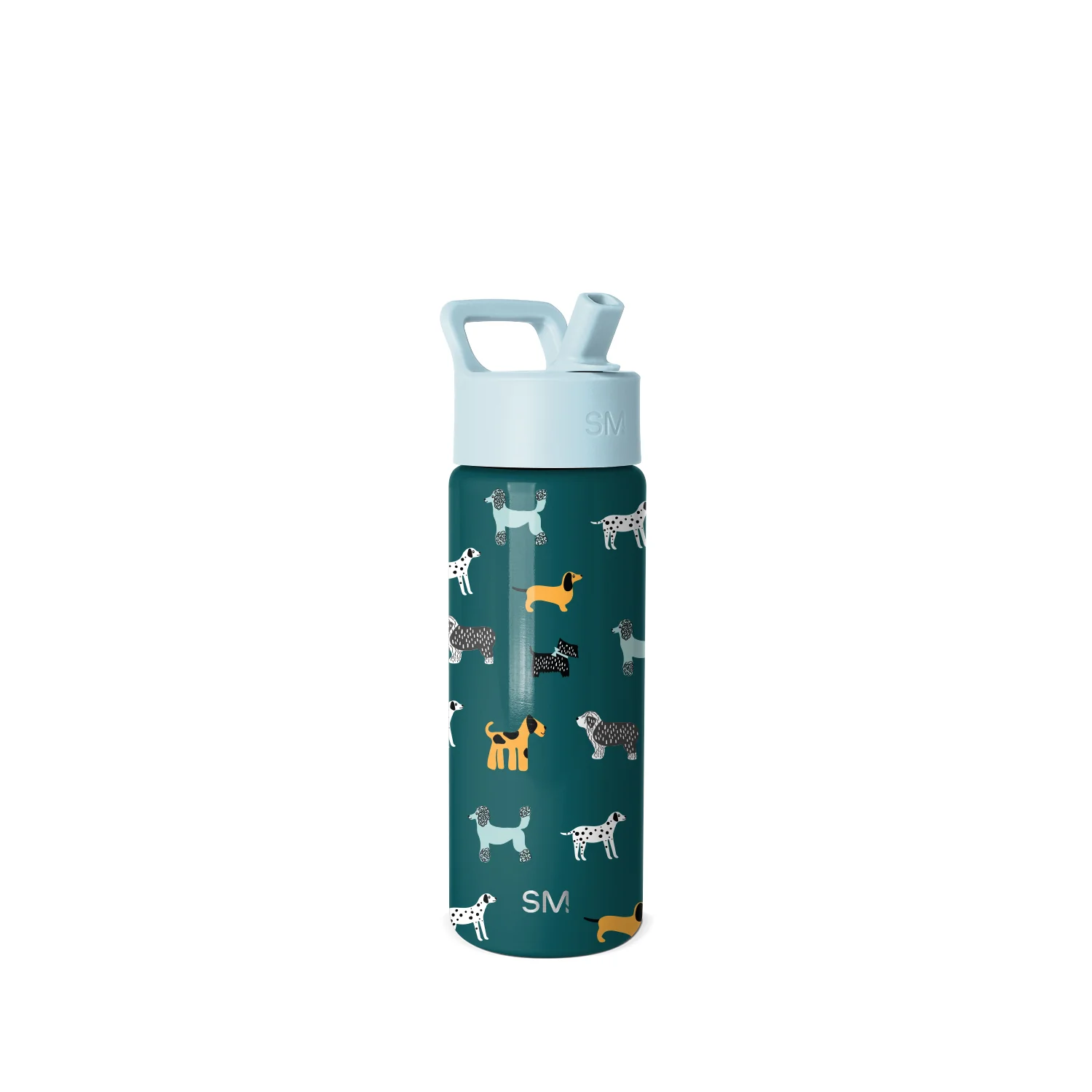 Simple Modern Summit Kids Water Bottle with Straw Lid - 18oz Dog Days